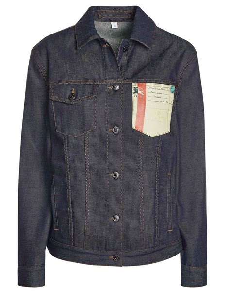 burberry jeansjacke weiss|Burberry store online.